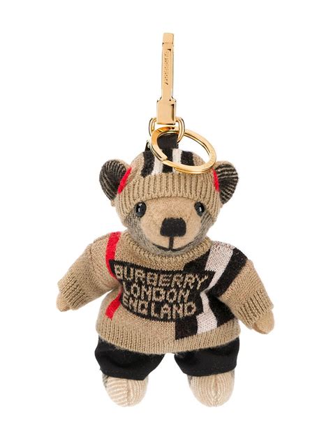 burberry teddy bear keyring|farfetch burberry keyrings.